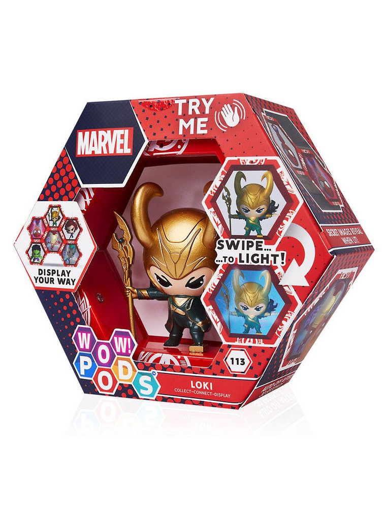 Wow! Pod Marvel Loki Led Figura Wow Stuff - Wow Pods