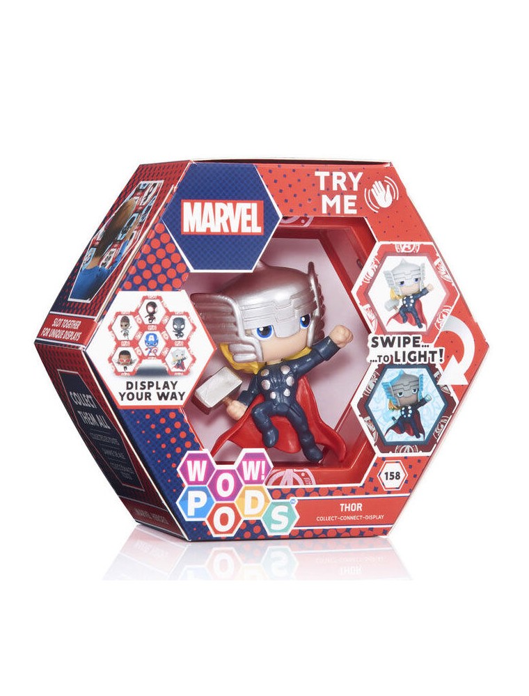 Wow! Pod Marvel Thor Led Figura Wow Stuff - Wow Pods