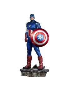 The Infinity Saga Bds Art Scale Statua 1/10 Captain America Battle Of Ny 23 Cm Iron Studios