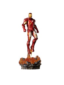 The Infinity Saga Bds Art Scale Statua 1/10 Iron Man Battle Of Ny 28 Cm Iron Studios