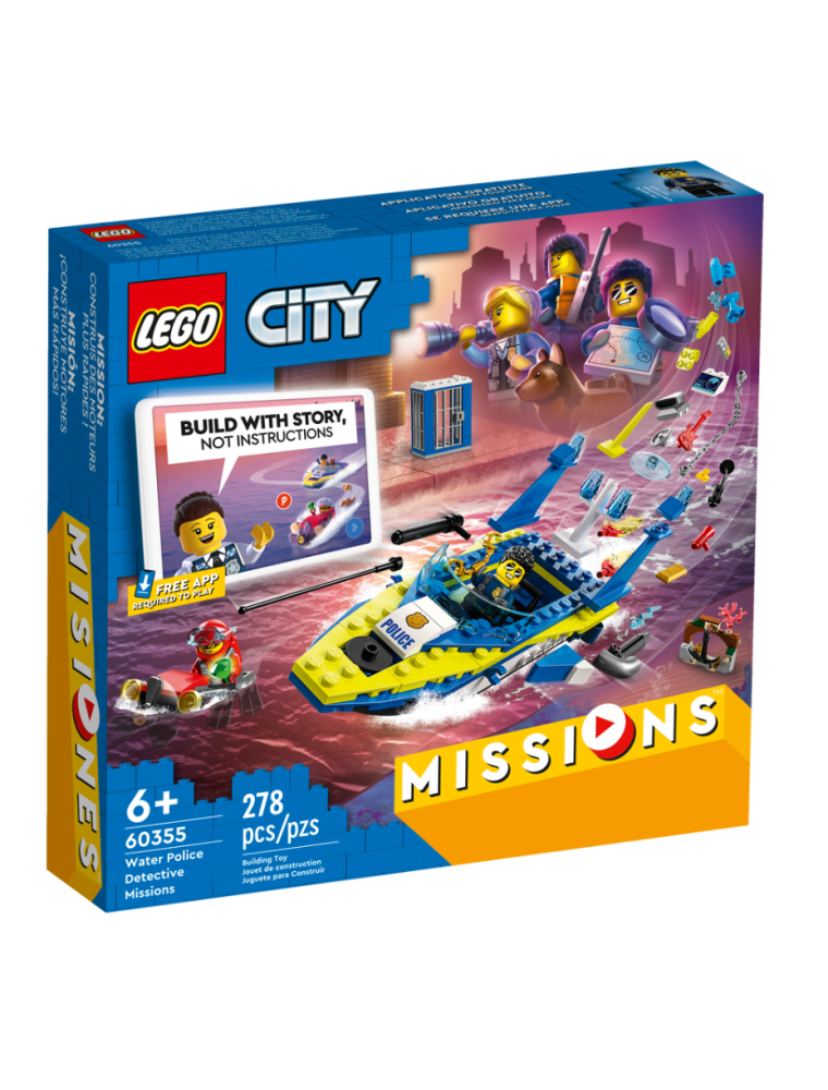 LEGO CITY 60355 - MISSIONI INVESTIGATIVE DELLA POLIZIA MARITTIMA