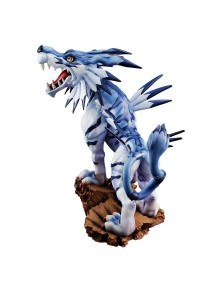 Digimon Adventure Precious G.e.m. Series Pvc Statua Garurumon Battle Ver. 28 Cm Megahouse