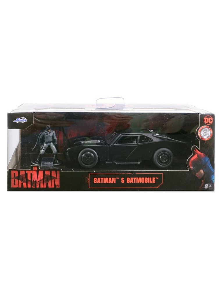 Dc Comics The Batman Batmovil Metal Car + Batman Figura Set Jada Toys