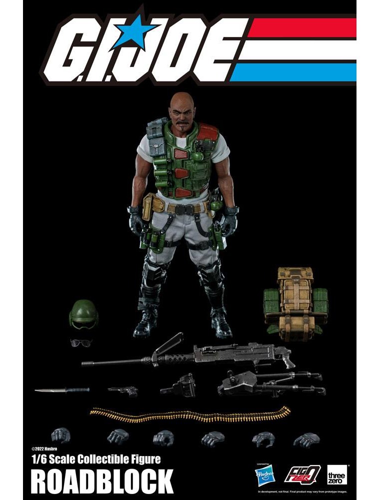 G.i. Joe Figzero Action Figura 1/6 Roadblock 30 Cm Threezero