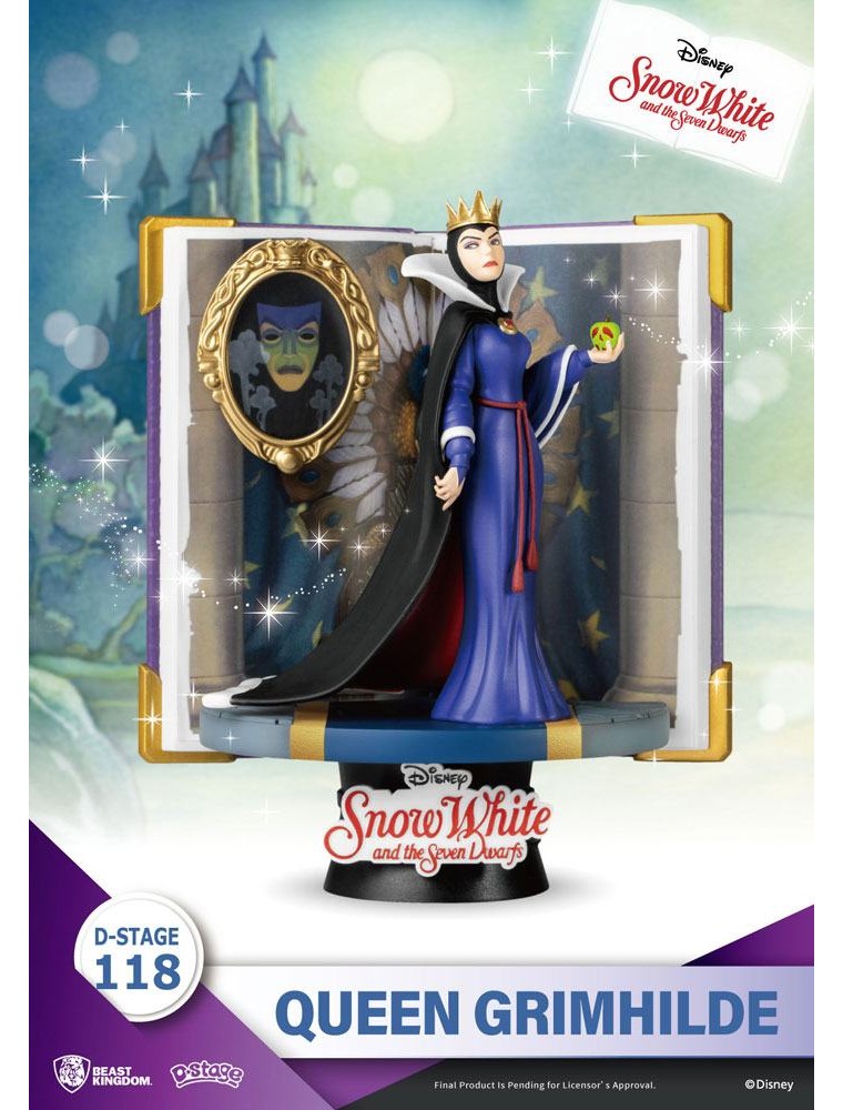 Disney Book Series D-Stage PVC Diorama Grimhilde Closed Box Version 13 Cm Beast Kingdom Toys