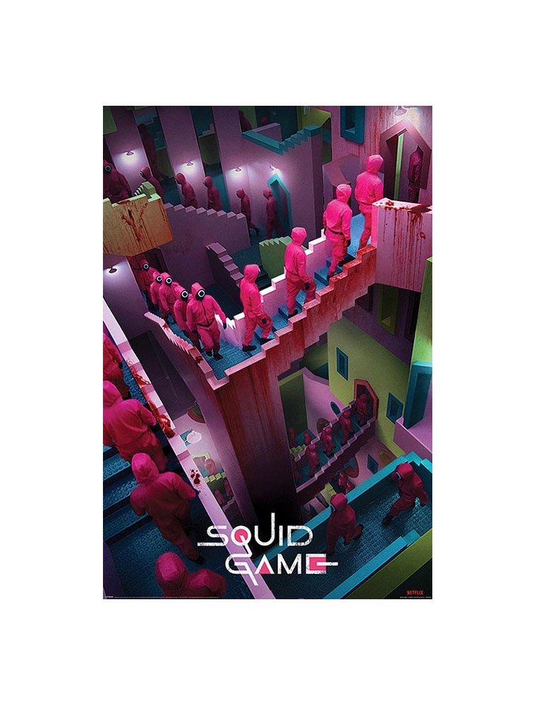 POSTER MAXI SQUID GAME CRAZY STAIRS - GADGET