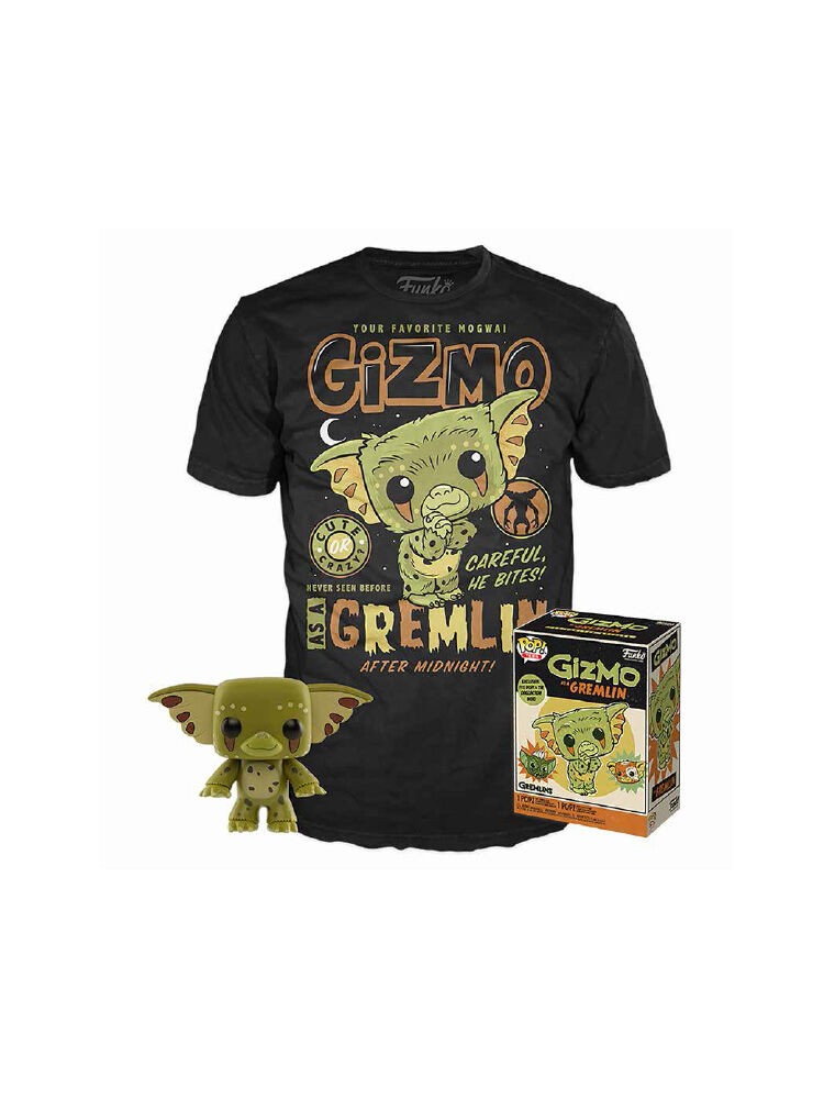 Set Pop Figura & Tee Gremlins Gizmo Esclusiva Funko