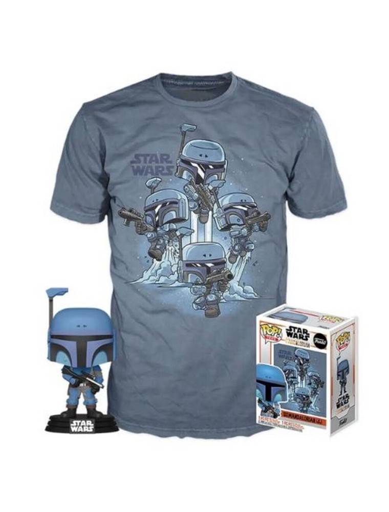 Set Figura Pop & Tee Star Wars Mandalorian L Funko