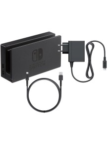 NINTENDO SWITCH BASE CON ACCESSORI ALIMENTATORI/BATTERIE