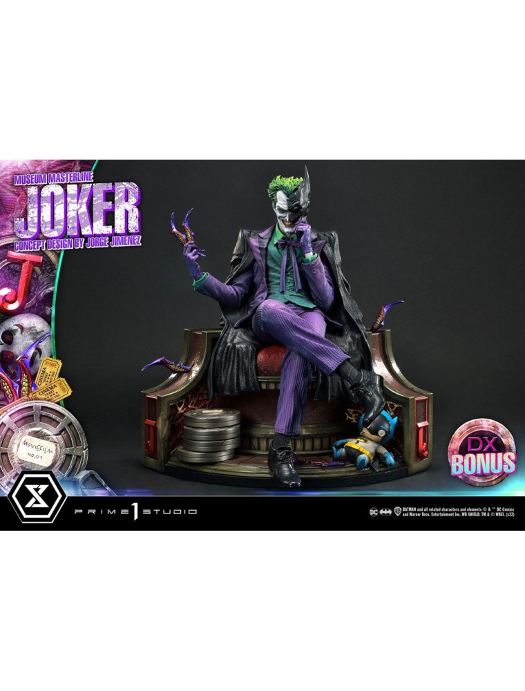 Dc Comics Statua 1/3 The Joker Deluxe Bonus Version Concept Design By Jorge Jimenez 53 Cm Prime 1 Studio