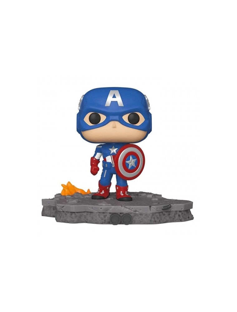 Pop Figura Deluxe Marvel Avengers Capitan America Esclusiva Funko