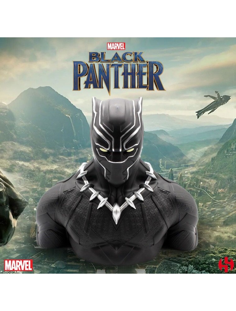 Marvel Comics Salvadanaio Black Panther Wakanda Deluxe 20 Cm Semic