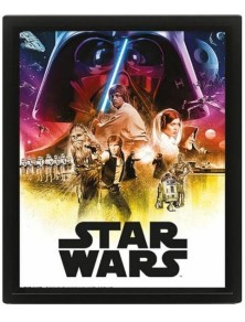 POSTER 3D LENT STAR WARS...