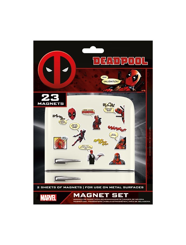 SET MAGNETI DEADPOOL MARVEL - GADGET