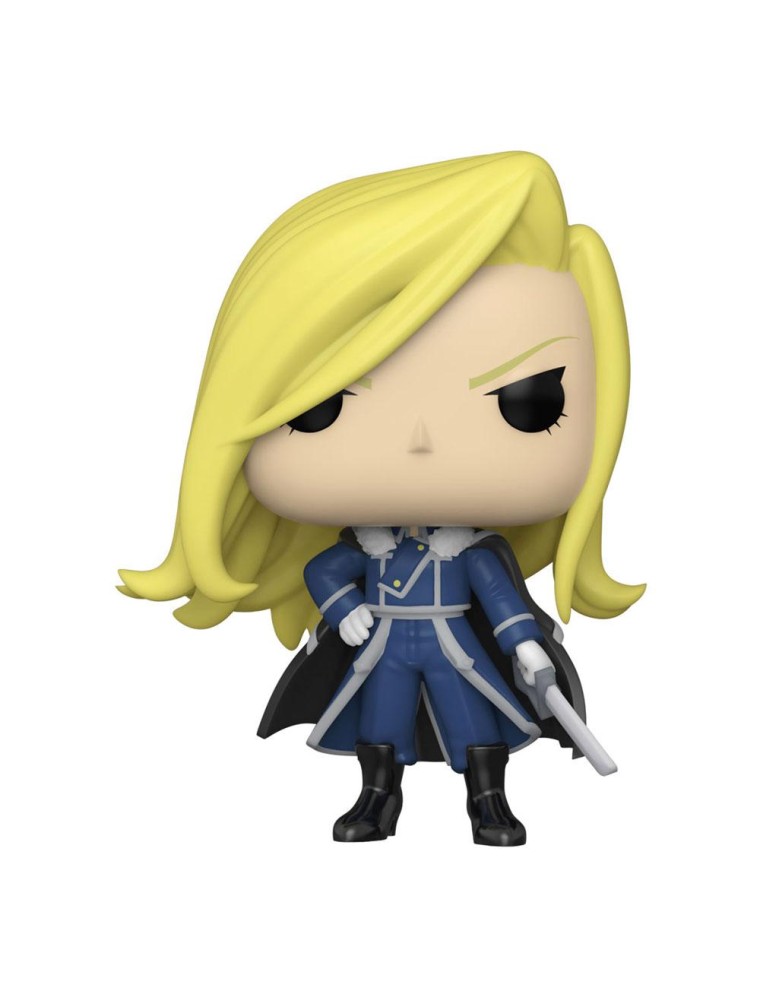 Fullmetal Alchemist Brotherhood Pop! Animation Vinile Figura Olivier Armstrong Con Sword 9 Cm Funko