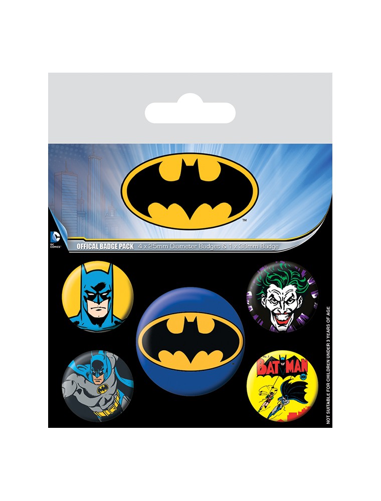 BATMAN BADGE PACK SPILLA PYRAMID INTERNATIONAL