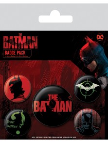 THE BATMAN BADGE PACK SPILLA PYRAMID INTERNATIONAL