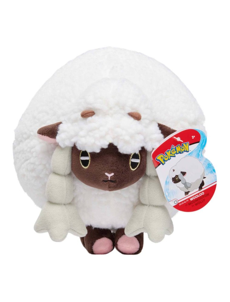 Pokémon Peluche Figura Wooloo 20 Cm Jazwares