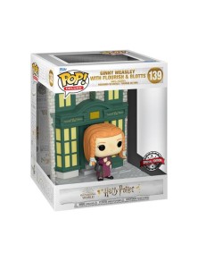 Harry Potter - Pop Funko Vinile Figura Deluxe 139 Diagon Alley Flourish & Blotts W/ginny Funko Figures