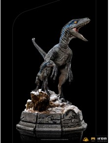 Jurassic World Dominion Deluxe Art Scale Statua 1/10 Blue E Beta 20 Cm Iron Studios