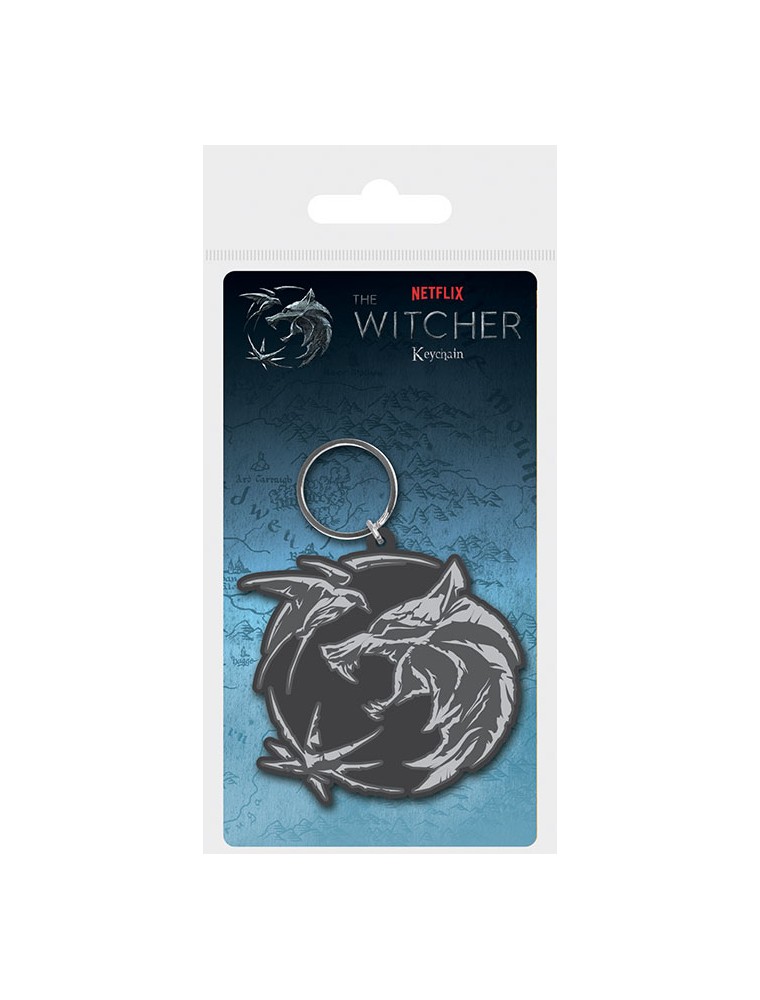 The Witcher Logo Rubber Portachiavi Portachiavi Pyramid International