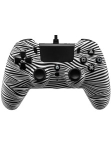 QUBICK WIRED CONTROLLER PS4 BIANCONERO JOYPAD