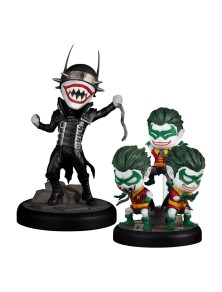 Dc Comics Mini Uova Attack Figura 2-pack Dark Nights: Metal The Batman Who Laughs & Robin Minions 8 Cm Beast Kingdom Toys