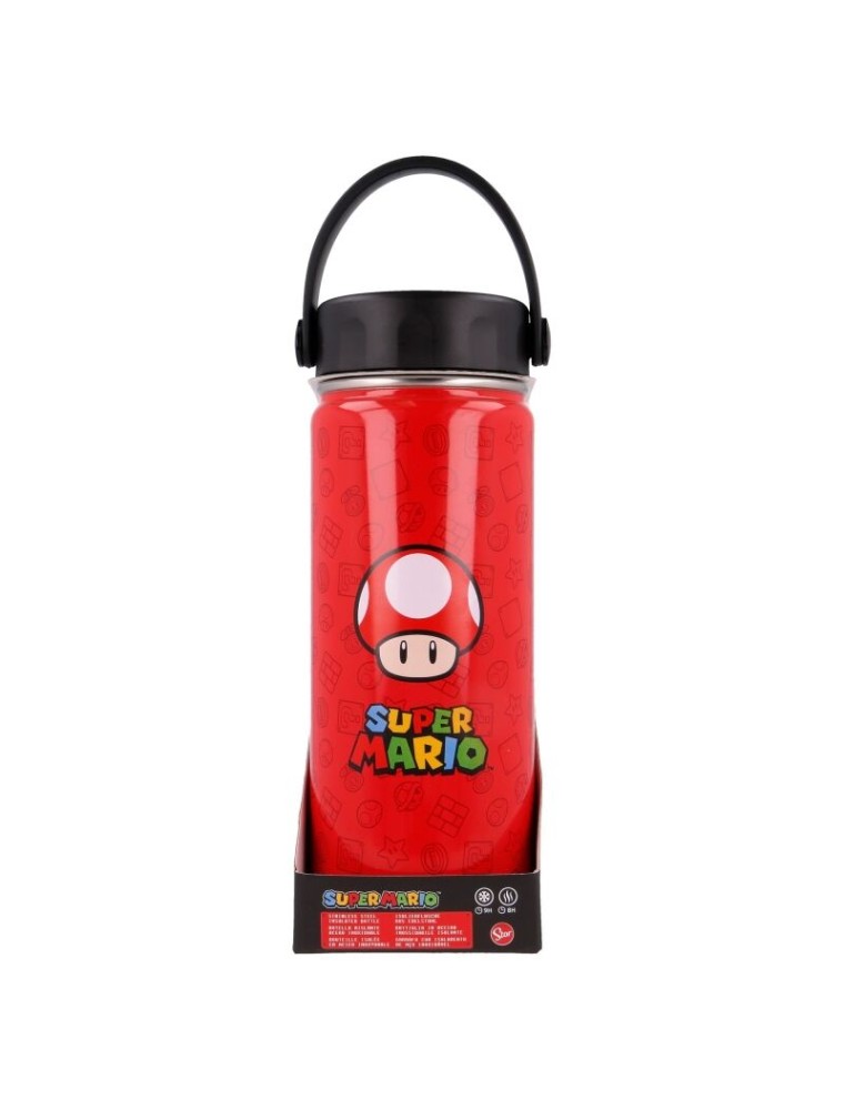 Nintendo Super Mario Bros Acciaio Inossidabile Bottiglia 530ml Stor