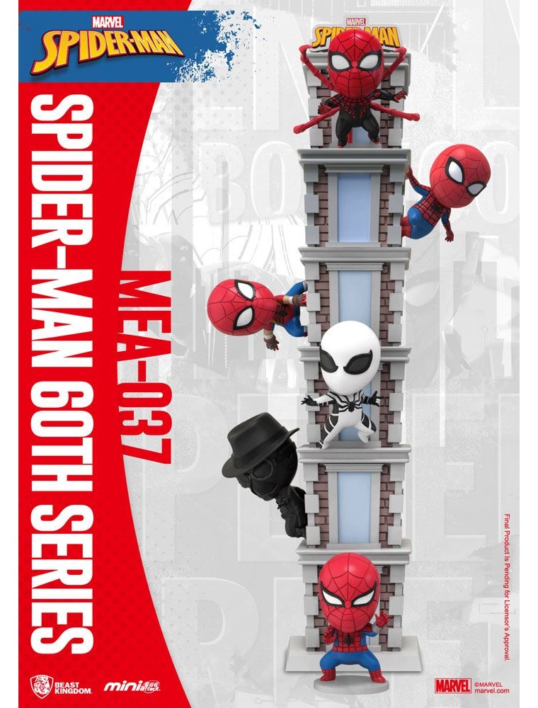 Marvel Mini Uova Attack Figura 8 Cm Assortment Spider-man 60th Anniversary (6) Beast Kingdom Toys