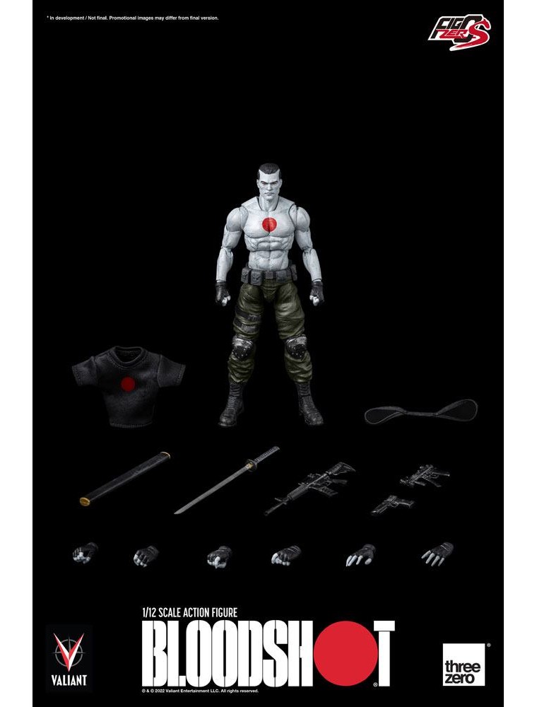 Valiant Comics Figzero Action Figura 1/12 Bloodshot 15 Cm Threezero