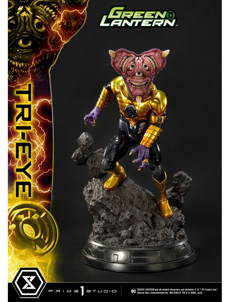 Dc Comics Statua 1/3 Sinestro Corps Tri-eye 54 Cm Prime 1 Studio