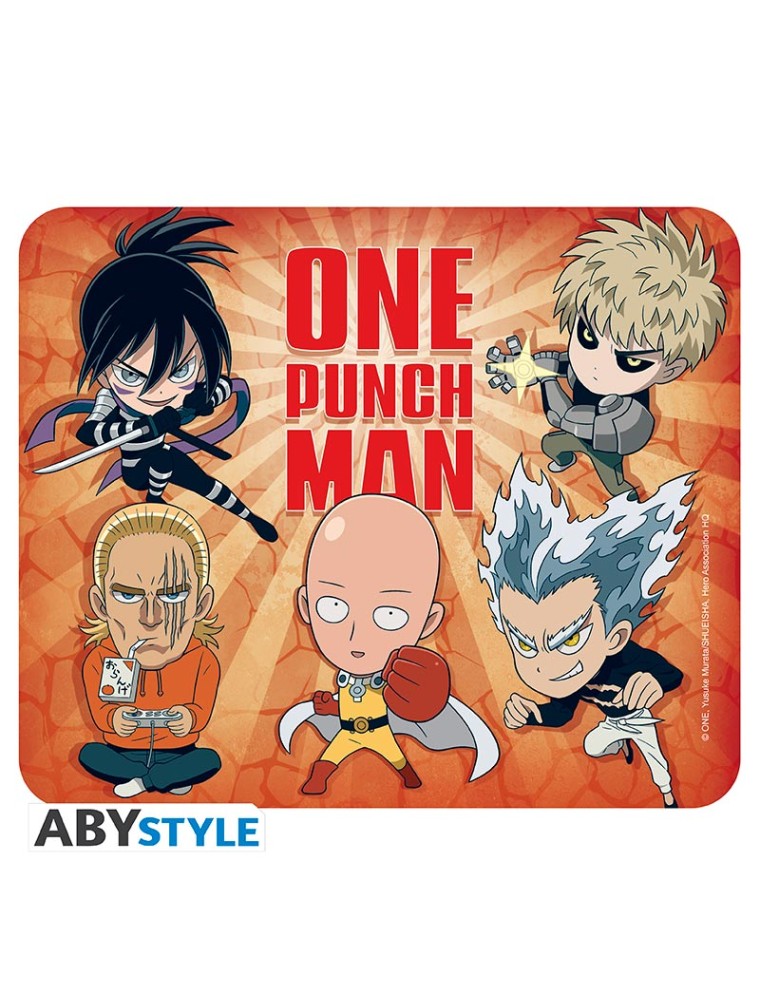 One Punch Man - Flexible Tappetino Per Mouse - Saitama & Co