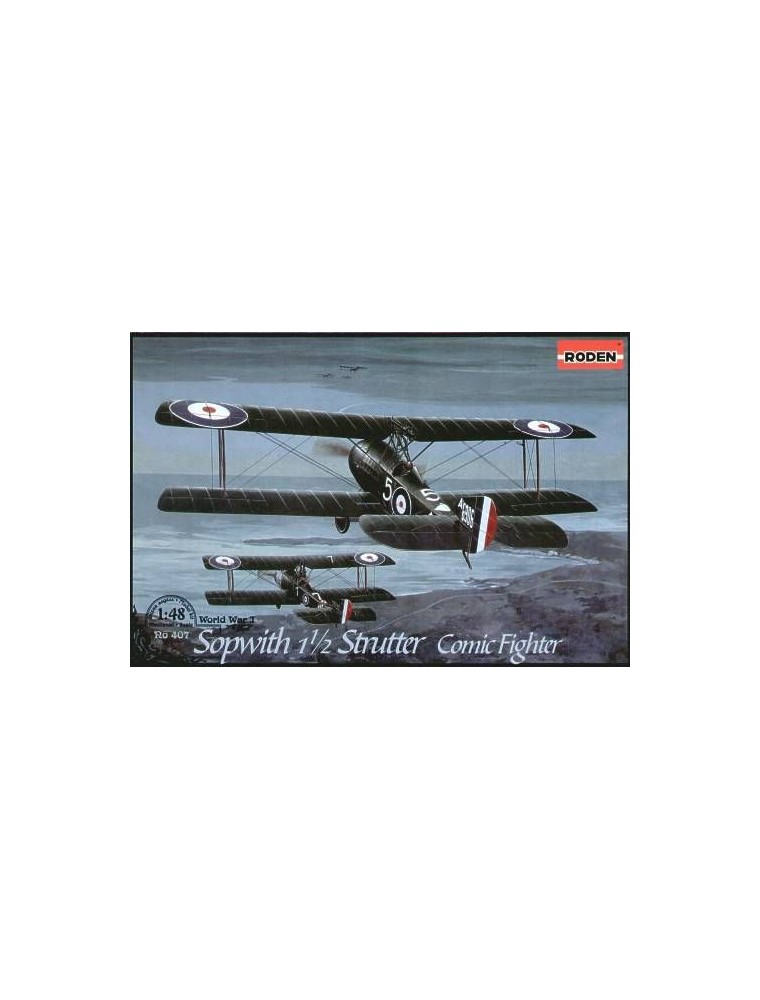 Roden 407 SOPWITH 1 1/2 STRUTTER COMIC FIGHTEN 1:48 Kit Modellino