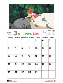 TOTORO 2023 CALENDAR CALENDARIO SEMIC