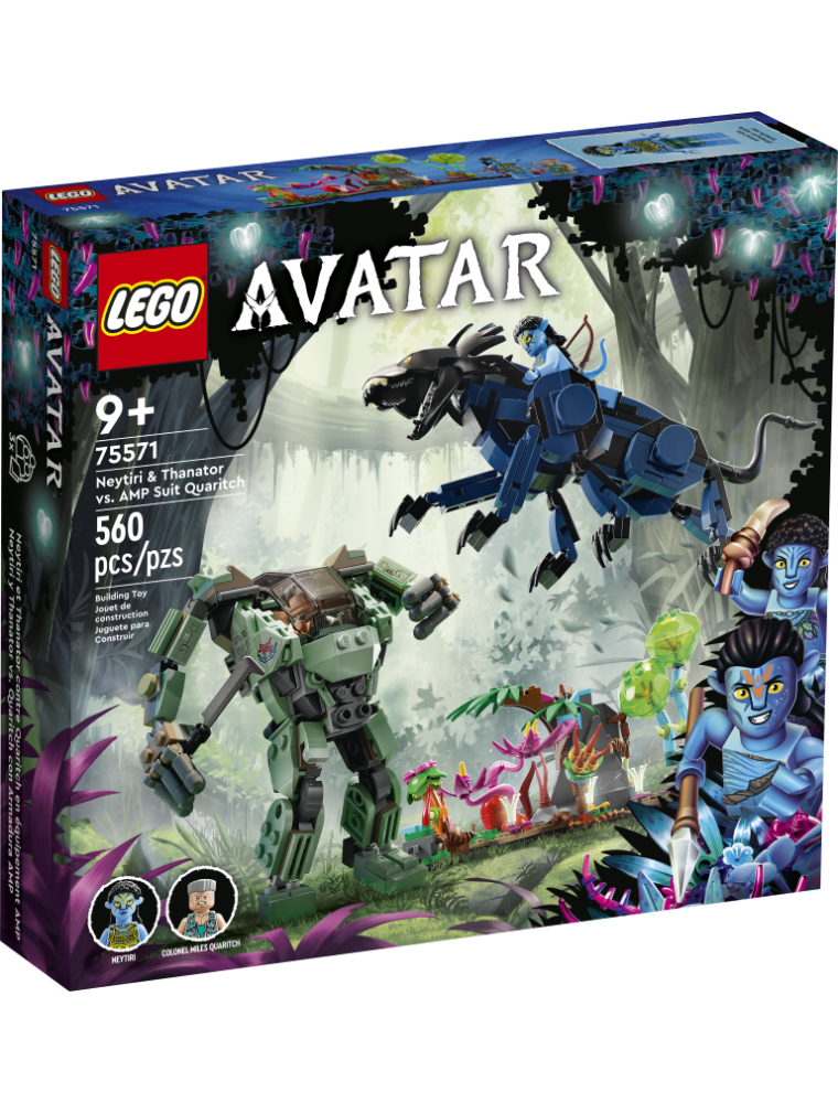 LEGO AVATAR 75571 - NEYTIRI E THANATOR VS. QUARITCH CON TUTA AMP