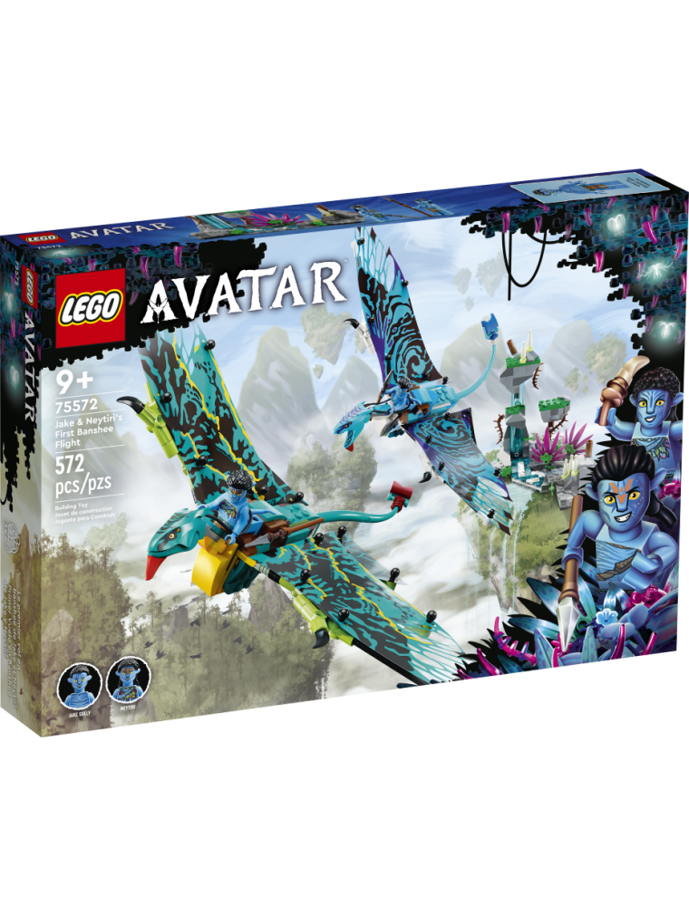 LEGO AVATAR 75572 - IL PRIMO VOLO SULLA BASHEE DI JAKE E NEYTIRI