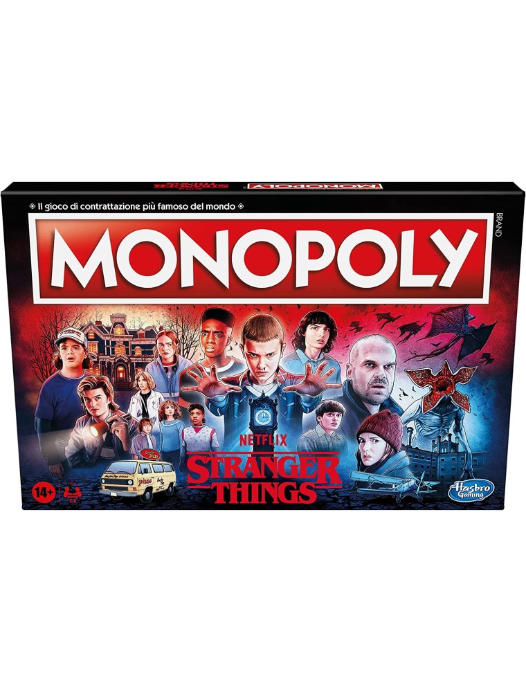 MONOPOLY STRANGER THINGS ITALIANO GIOCO DA TAVOLO HASBRO