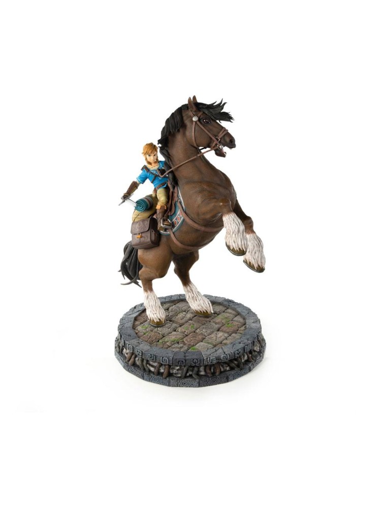 The Legend Of Zelda Breath Of The Wild Statua Link On Horseback 56 Cm First 4 Figures