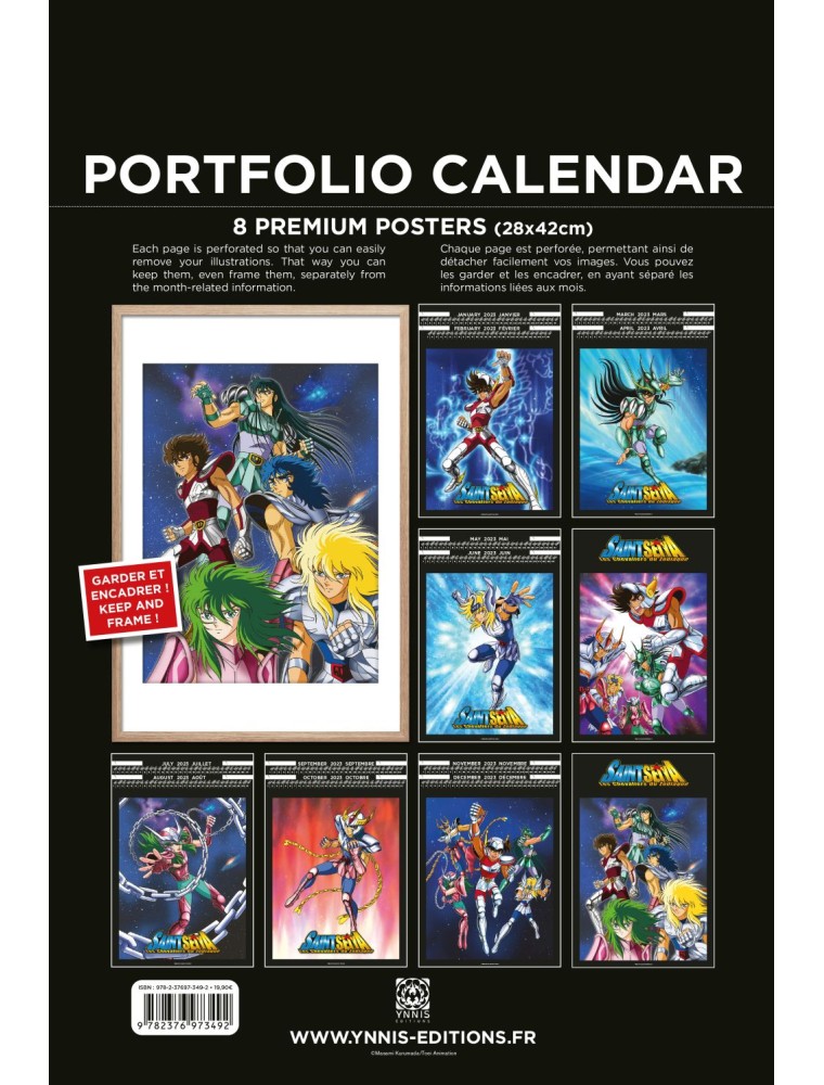 SAINT SEIYA 2023 CALENDAR CALENDARIO DO NOT PANIC GAMES