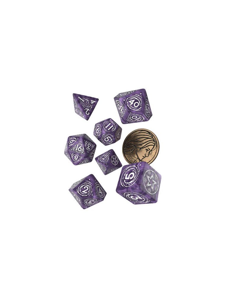 The Witcher Dice Set Yennefer Lilac E Gooseberries (7) Q Workshop