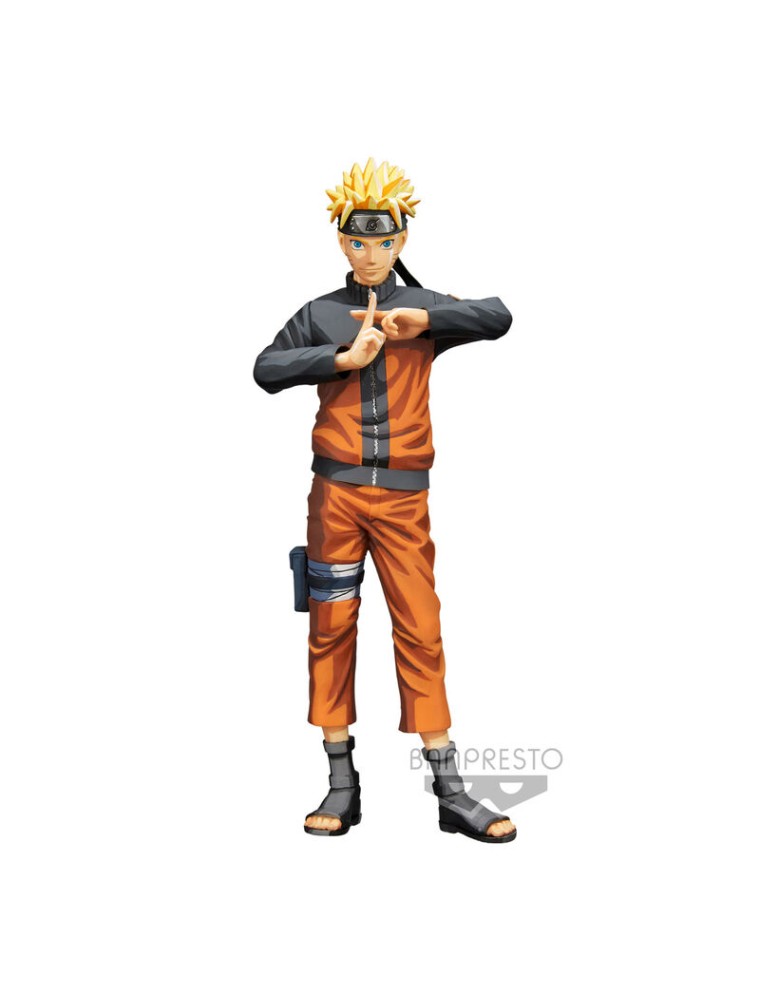 Naruto Shippuden Grandista Nero Uzumaki Naruto Figura 27cm Banpresto