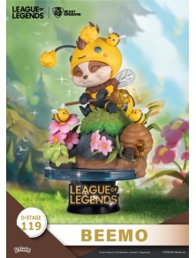 D-STAGE LEAGUE OF LEGENDS BEEMO+BZZZIGGS STATUA BEAST KINGDOM