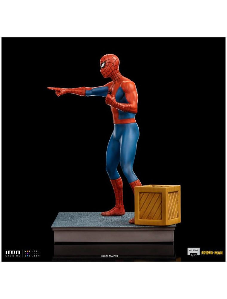 Spider-man Animated 60s 1/10 Statua Statua Iron Studios