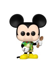 Walt Disney Word 50th Anniversary Pop! Disney Vinile Figura Aloha Mickey Mouse 9 Cm Funko