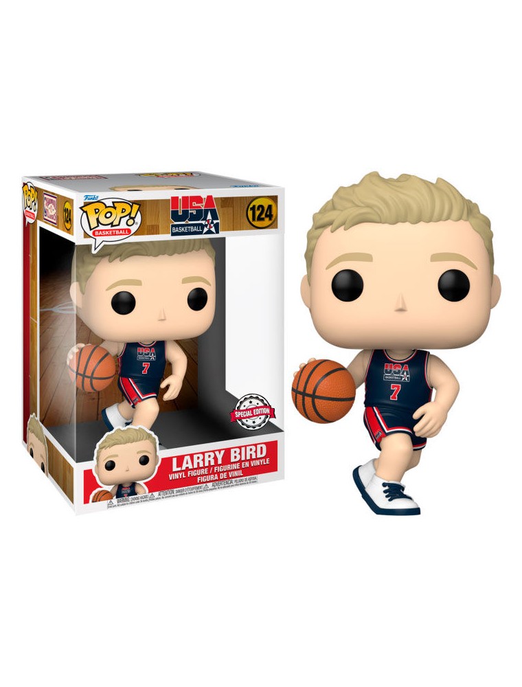 Pop Figura Nba Larry Bird 1992 Team Us Navy Jersey Esclusiva 25cm Funko