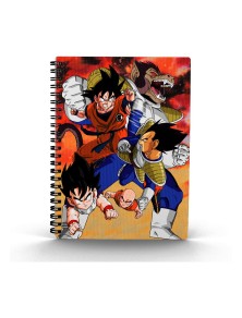 Dragon Ball Z Agenda Con 3d-effect Goku Vs Vegeta Sd Toys