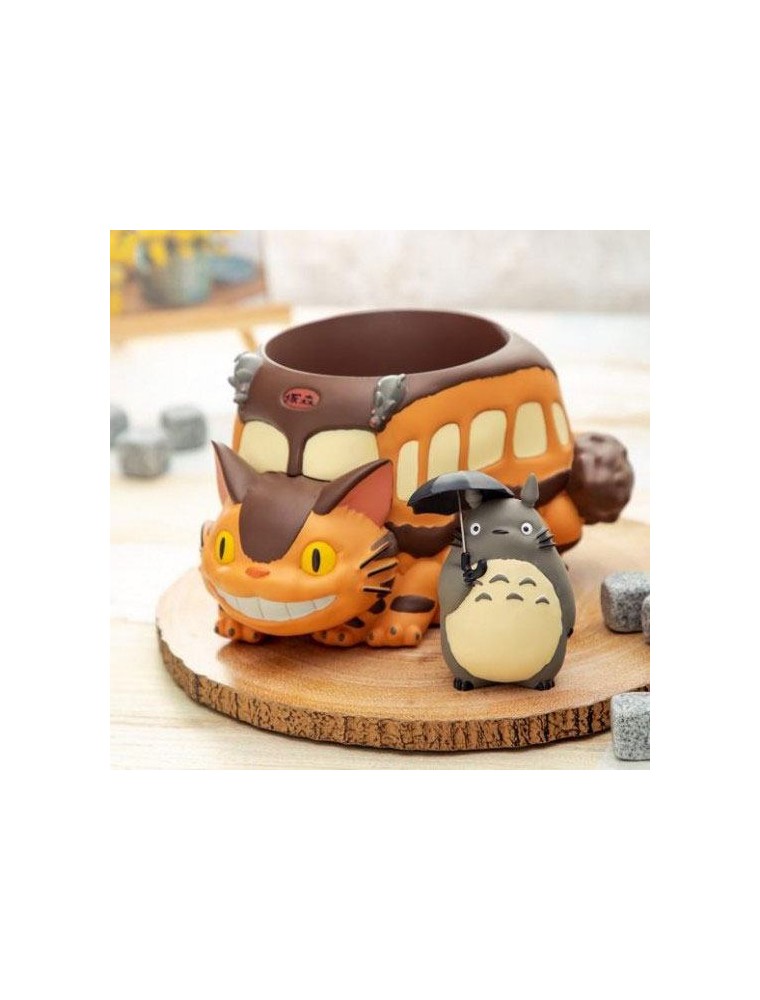 My Neighbor Totoro Diorama / Storage Box Catbus & Totoro Semic