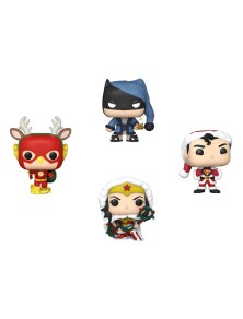 Dc Comics Holiday 2022 Pocket Pop! Vinile Figures 4-pack Tree Holiday Box 4 Cm Funko