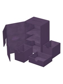 Ultimate Guard Twin Flip`n`Tray 160+ XenoSkin Monocolor Purple Ultimate Guard