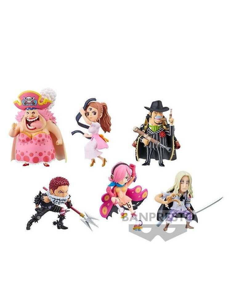 One Piece The Great Pirates 100 Landscapes Vol.9 World Collectable Pack 12 Assortiti Figures 7cm Banpresto